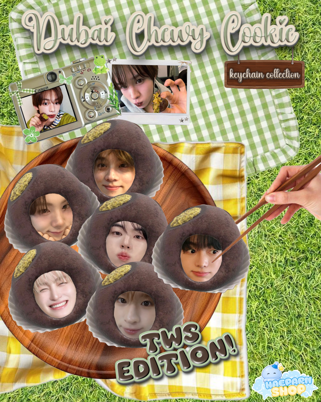 [PRE-ORDER] TWS Dubai Chewy Cookie Keychain