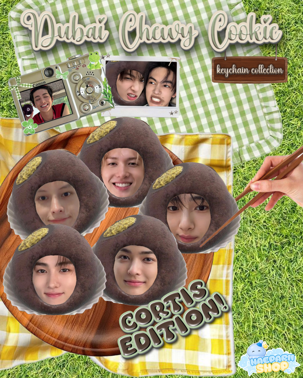 [PRE-ORDER] CORTIS Dubai Chewy Cookie Keychain