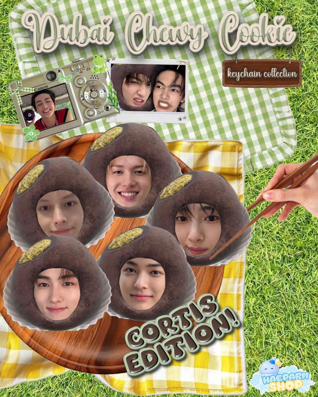 [PRE-ORDER] CORTIS Dubai Chewy Cookie Keychain